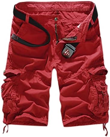 BMISEGM Men's Swimwear Moda Moda Sports Cotton Multi Pocket Camouflage Casual calças curtas shorts frios homens