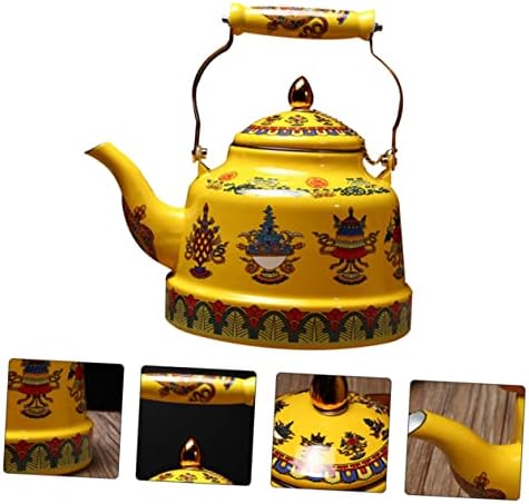 Kettle de esmalte de pátio chinesa bule de chá chinesa bule de chá de chá de chá chaleira house house bule com bule de chá