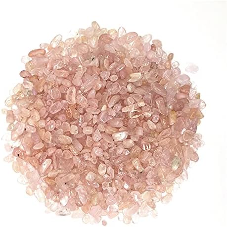 Shitou22231 50g rosa natural Morganita caiu pedras de cristal de rosa Cristais de quartzo Cristais de aquário Cura de cálculos naturais