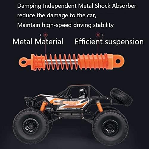 Carro de controle remoto 1:10 Off Road Monster Truck Metal Metal Shell 4WD CRAWLER