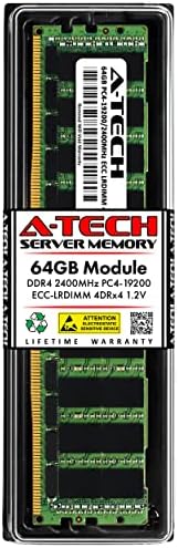 RAM de memória A-Tech 64 GB para supermicro sys-f619p2-rt-ddr4 2400mhz pc4-19200 ECC Carga reduzida lrdimm 4drx4 1.2v-servidor
