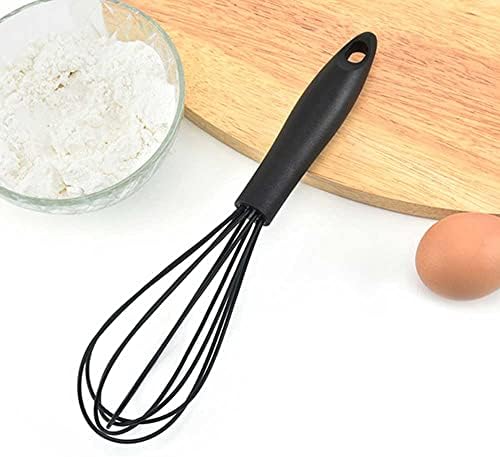 2pcs Silicone Whisk resistente a calor de silício Bata cozinha para utensílios antiaderentes para misturar batendo espumando