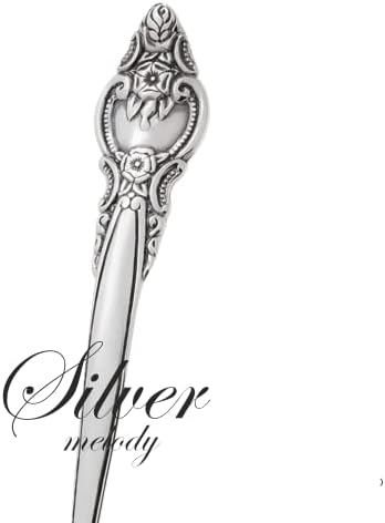 Melodia de prata 925 colher de sopa de prata esterlina - colheres de presente de jóias de prata - presentes de casamento utensílios