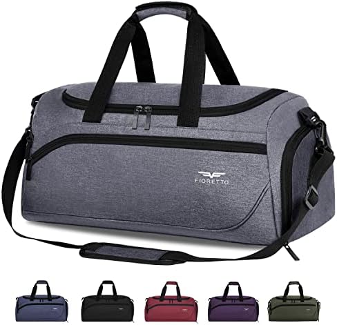 Fioretto 35l Mens Sports Sport Gym com bolso molhado e compartimento de sapatos, bolsa de mochila de viagem durante