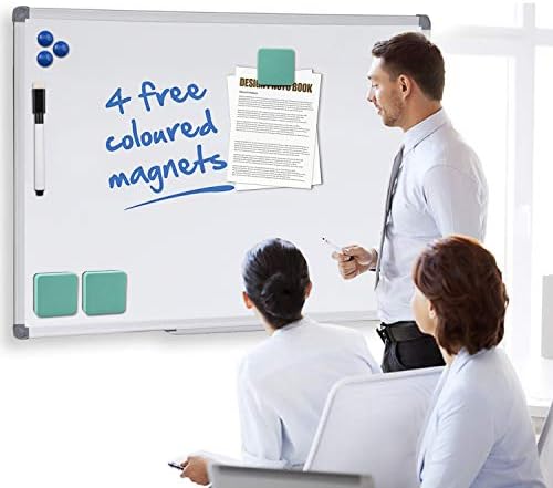 Apagador de apagamento a seco 40 pacote, EAOONE Magnetic Whiteboard Erasers Limpador de lençol de quadro -negro para o escritório