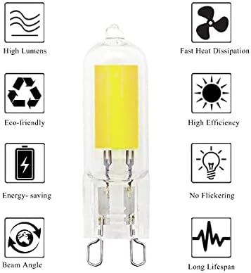 Lâmpadas de milho led de lâmpadas LED 2W de MAOTOPCOM G9 Bulbos de lâmpadas de halogênio de 20w Lâmpadas de halogênio