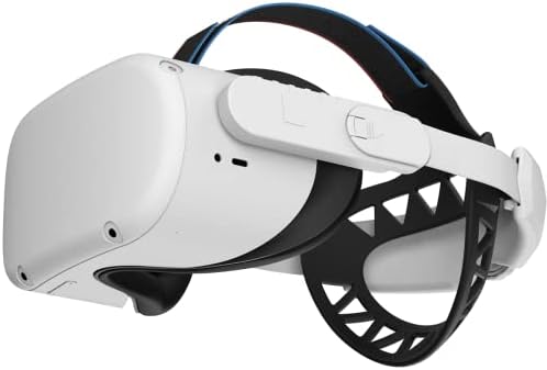 CNBeyoung Head Strap Compatível com Quest 2, Substituição para META/MESS 2 Acessórios de correia de elite para obter suporte e conforto aprimorados em jogos de realidade virtual, adequados para crianças usadas para adultos