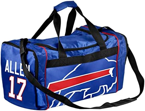 Foco - NFL Buffalo Bills Duffel Gym Bag - Josh Allen