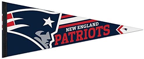 WinCraft NFL 14519115 Patriots Patriots Patriots Pennant, 12 x 30
