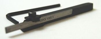 Mini torno cortado 6 mm Ferramenta de despedida quadrada + HSS Blade + Tecla