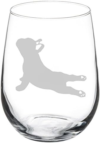 Goblete de vinhos Frenchie Frenchie Yoga Frenchie