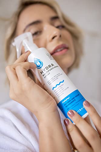 Hidratei brasileiro saudável Condicionador Anti-Frizz Spray | Tratamento capilar vegano para todos os tipos de cabelo | Proteção