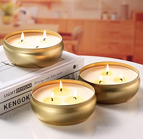 Tuyai Citronella Candles ao ar livre e interno, 3-Wick Scent Candles Gift Get of 3 x 14 oz, vela natural de cera de soja