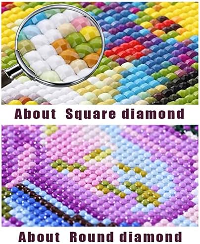 Pintura de diamante grande por kits de pássaro rosa por números, DIY 5D Diamond Diamond Square Praça Full Drill Stitch