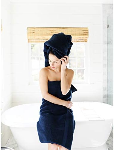 Toalha de banho de algodão supima definida por Laguna Beach Textile Co - 2 toalhas de banho - qualidade do hotel, pelúcia,
