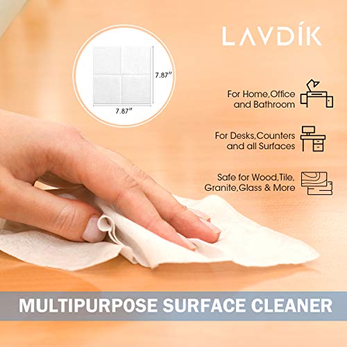 Limpos rápidos descartáveis, perfeitos para o tamanho das toalhas de rosto único, também usado como cuidados com o bebê, toalhetas de limpeza [40 recargas]