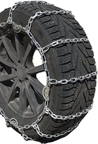 Tirechain.com 275/70R-16, 275/70-16 Correntes de pneus quadrados de 5,5 mm LT, um par.