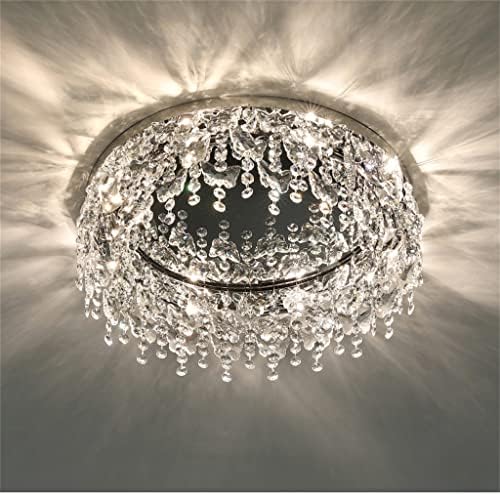 Luyunqi LED Teto leve Butterflyes espelha de cristal Light Light Living Room Bedroom Kitchen Light Plataforma