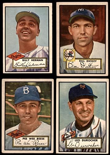 1952 Topps Baseball High Number Complete Conjunto VG+