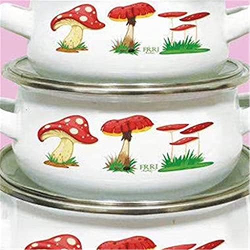 TWDYC HOMEC EMAMEL ENAMEL SOPE POT SUMPLEMENTO DE MEATURO SUMPLEMENTE DO MUNDO DO MODELO TEMESSO DO TEMENHO DO TEMPO DE TAPELO DE PONTELO