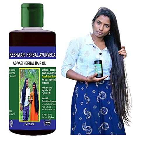 Óleo de cabelo à base de ervas do malar adivasi 250ml