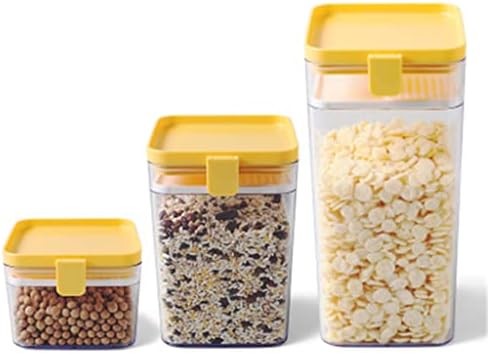 Slnfxc Alimentos Dispensação de Contêiner Jarros de Armazenamento de Grãos de Alimentos selados Caixas de armazenamento
