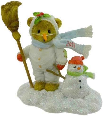 Estatueta anual de boneco de neve datado anual de Teddies 2011 - Frankie - 4023733