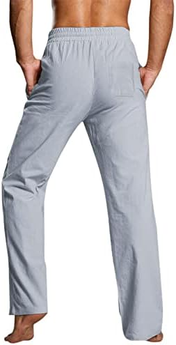 Calças de folga míshui para homens masculino calça sólida casual curto comprimento completo calça reta Curtancheto