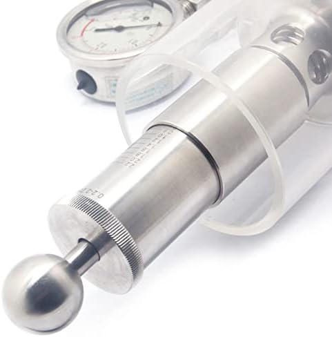 QIIMII SS304 Sanitary 1,5 Tri Cramp Válvula de Segurança de Alívio de Pressão Ajustável Com Manadrão de Pressão