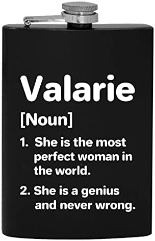 Definição de Valarie A mulher mais perfeita - 8 onças de quadril bebendo balão de álcool