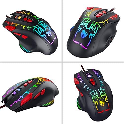 Wolf G550 Competição Eletrônica Crack mecânica Light Game Mouse ZW8