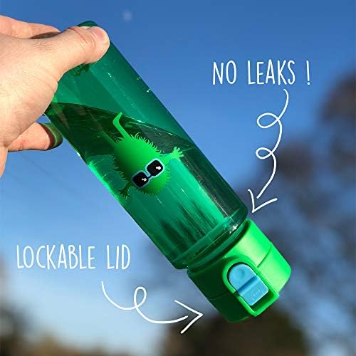 Tinc Tribal Design Flip e clipe Bloqueável Lavadeira à prova de vazamento Garrafa de água segura com plástico livre de BPA-500ml