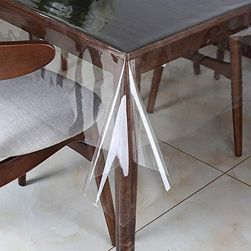 Cakina e tapetes de mesa cobrem uma mesa transparente de mesa de comprimido de mesa de mesa transparente protetor de protetor Pad cozinha ， jantar e bar mesa de jantar coloque tapetes 8