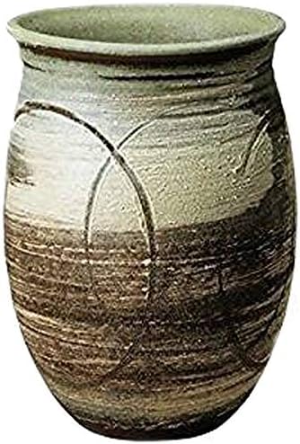 ヤマ庄 陶器 shigaraki ware antigo forno de cerâmica troca de guarda -chuva, 約奥 36,0 × 幅 33,0 × 高 49,0cm, branco etc