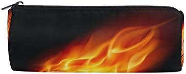 U Life Life Sports Sports Basketball Fire Flames Pen lápis Case Bolsa bolsa bolsa Bolsas de maquiagem cosmética