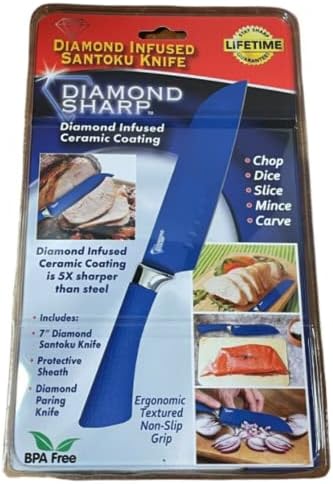 Diamond Sharp Santoku Knife UPC 856770005963