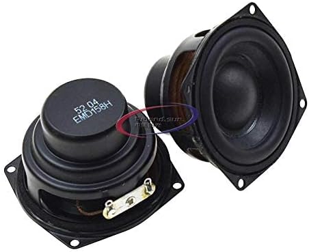 2pcs 2 polegadas alto -falante de áudio 52mm 4OHM 10W Alto -falantes de alcance Full Range Bass Loudspeaker para áudio DIY