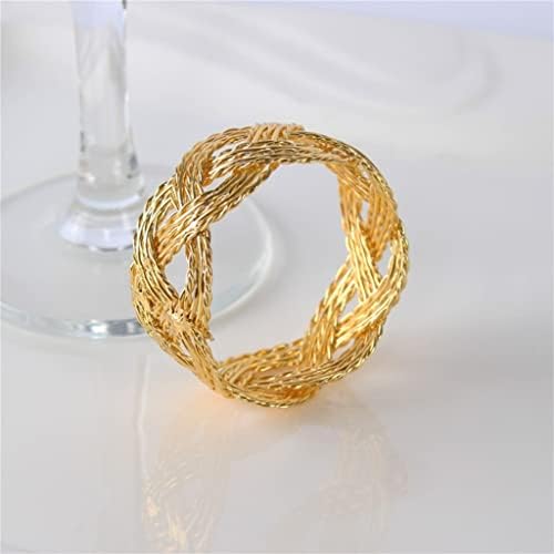 LLly Hotel Fabric Rings de guardanapo 10 peças Ringas de guardana