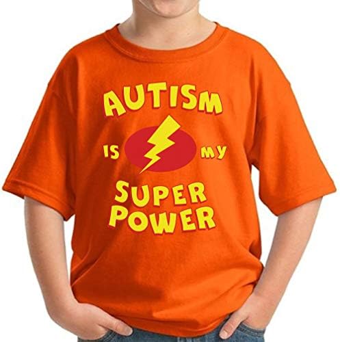 Pekatees Autismo Camisa juvenil Autismo é minha camisa de conscientização do autismo do Super Power Kids