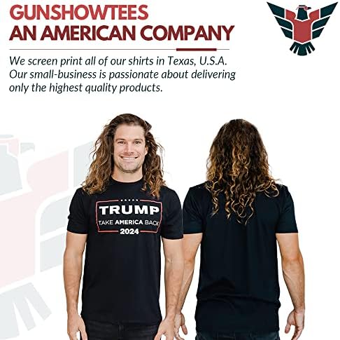 GunShawtees leva a América de volta Trump 2024 camisa
