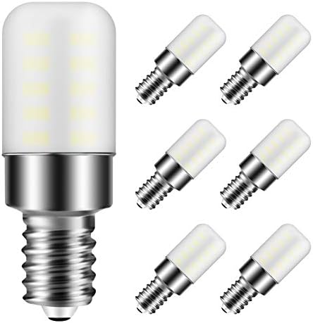 E12 Bulbo LED 3W T6 E12 Candelabra Base C7 Bulbo quente Branco 3000k 120V 25W Substituição incandescente para lustres,