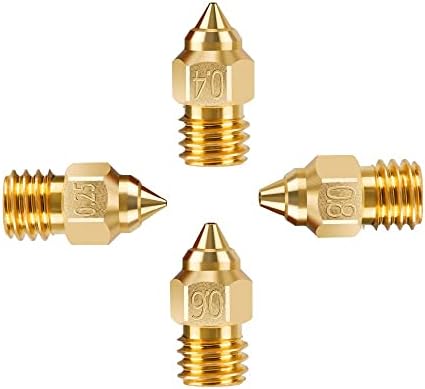 [OEM] 5pcs SE 6 bocais MK Brass 1,75 mm para CR-6 SE para CR-10 V2 CR-6 SE Ender-3 Ender-5 Série 3D Peças de impressora [peças de