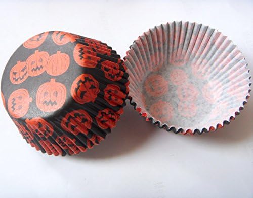 Lucky Star Red Ladybug Papel colorido Muffin Cupcake Liners Case Baking Cups 100 PCs, tamanho padrão 2x1.25inch