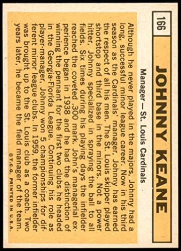 1963 Topps 166 Johnny Keane St. Louis Cardinals NM/MT+ Cardinals