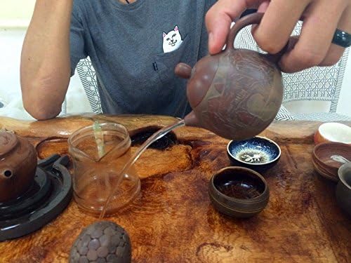 Paisagem o ovo panela chinesa nixagem de jarros de cerâmica pura artesanato de escultura em mão, não faça zisha bules