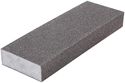 Leishent Landing Sponge Wet e Use duplo seco, lavável e reutilizável, ideal para alumina de polimento de parede de metal de madeira e esponja de alta densidade, 180 grão, cinza 2,5 x 7 x 20cm