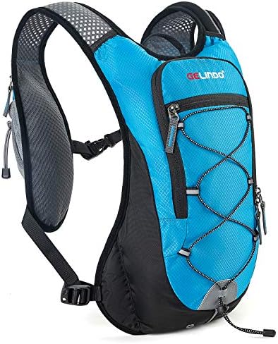 Mochila Gelindo Hydration Backpack Backpack com bexiga de hidratação 2L, colete de hidratação de ciclismo isolado