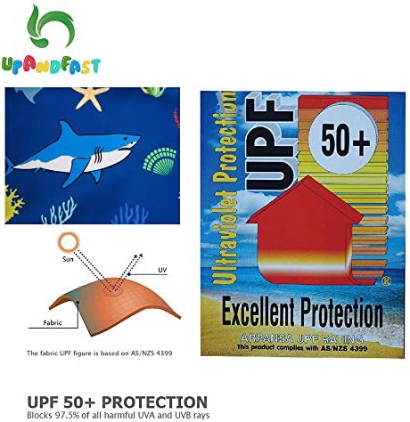 Baby Upndastfast/Toddler One Piece Zip Sunshsuit com Sun Hat UPF 50+ Proteção Sun Proteção Baby