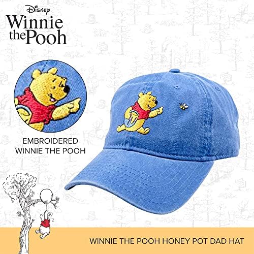Conceito One Disney Winnie the Pooh bordou algodão ajustável de pai chapéu