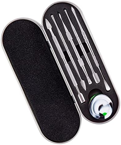 Ferramenta de limpador de unhas Artibetter 1 Definir pusher de cutícula e conjunto de cortadores de cutículas de cutícula de